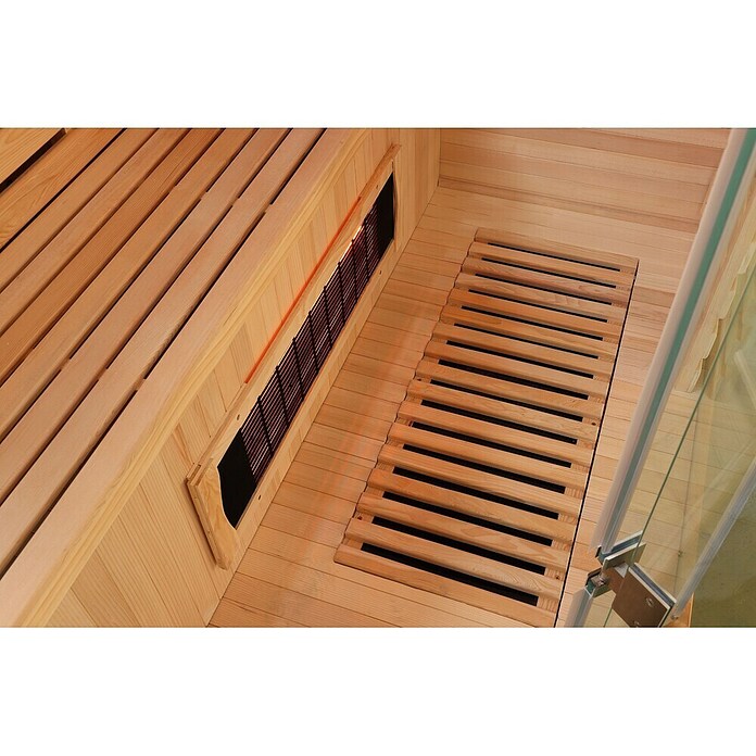 Sanotechnik Infrarotkabine Deluxe (L x B x H: 150 x 150 x 200 cm, 8 Infrarotstrahler) | BAUHAUS