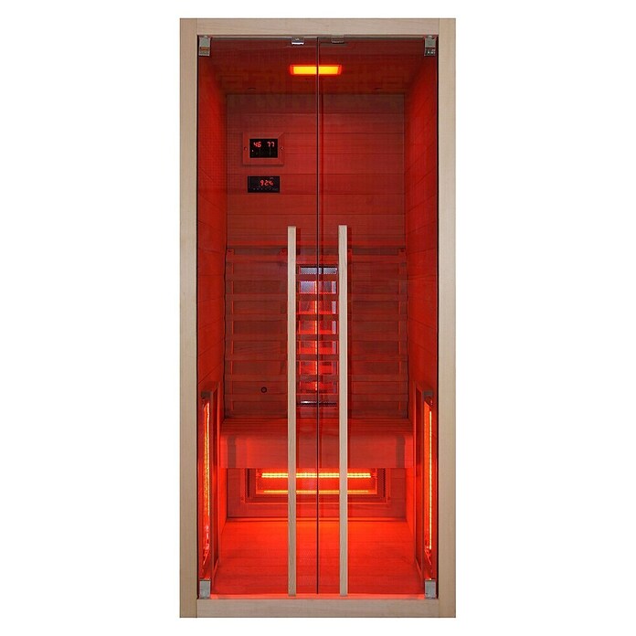 Sanotechnik Infrarotkabine Ruby 1 (L x B x H: 100 x 90 x 195 cm, 1 550 W) | BAUHAUS