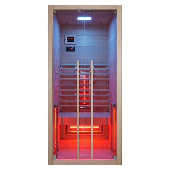 Sanotechnik Infrarotkabine Ruby 1 (L x B x H: 100 x 90 x 195 cm, 1 550 W) | BAUHAUS