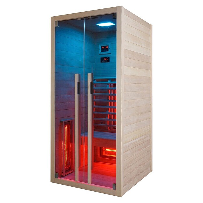 Sanotechnik Infrarotkabine Ruby 1 (L x B x H: 100 x 90 x 195 cm, 1 550 W) | BAUHAUS