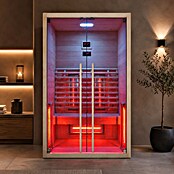 Sanotechnik Infrarotkabine Ruby 2 (L x B x H: 120 x 100 x 195 cm, 2 200 W, 5 Infrarotstrahler) | BAUHAUS