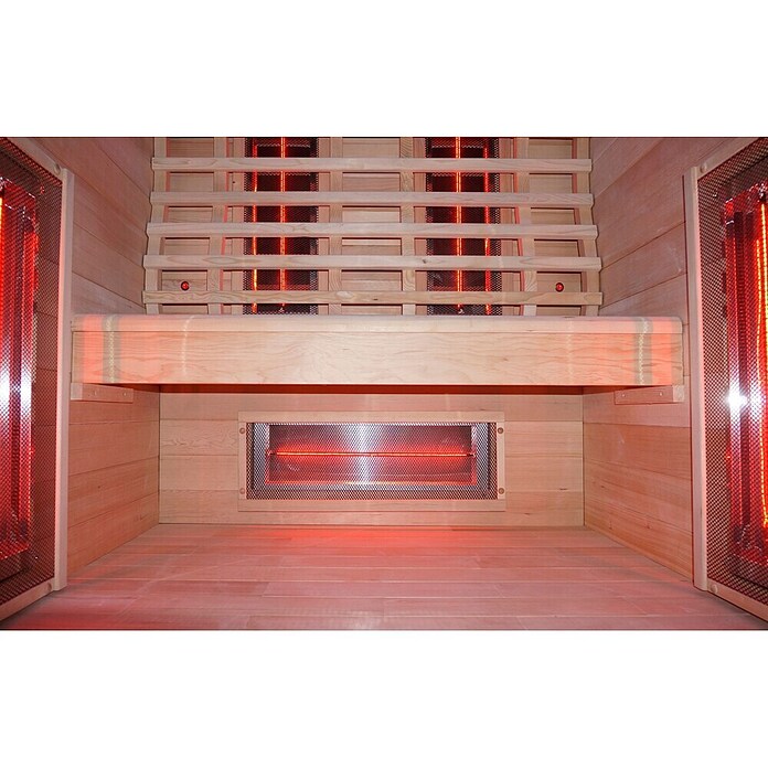 Sanotechnik Infrarotkabine Ruby 2 (L x B x H: 120 x 100 x 195 cm, 2 200 W, 5 Infrarotstrahler) | BAUHAUS