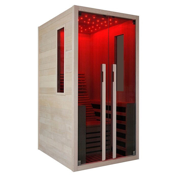 Sanotechnik Infrarotkabine Carbon 1 (L x B x H: 130 x 100 x 195 cm, 9 Carbon-Magnesium Heizplatten) | BAUHAUS