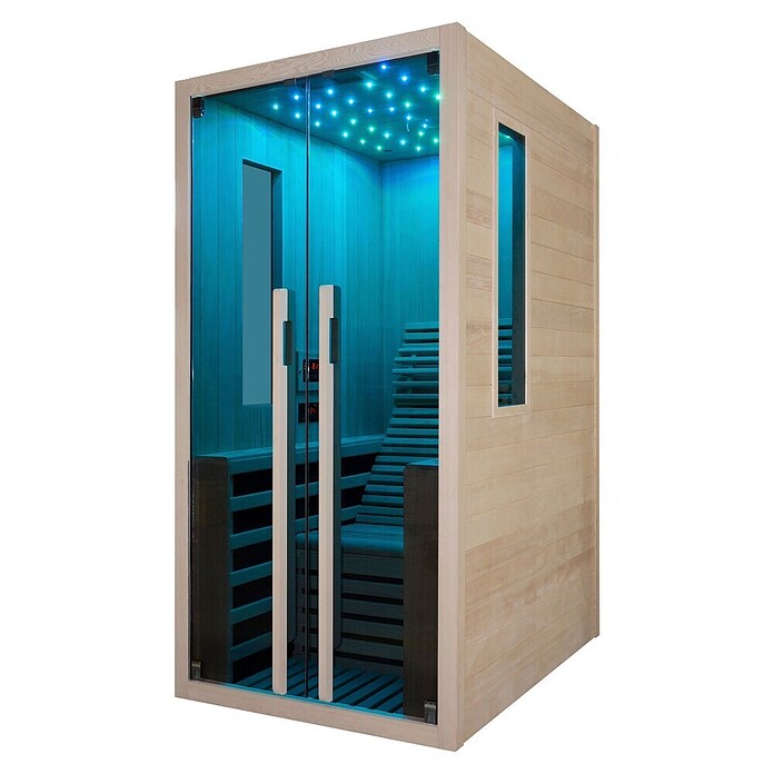 Sanotechnik Infrarotkabine Carbon 1 (L x B x H: 130 x 100 x 195 cm, 9 Carbon-Magnesium Heizplatten) | BAUHAUS