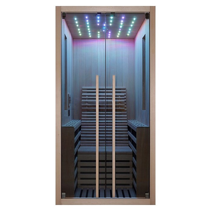 Sanotechnik Infrarotkabine Carbon 1 (L x B x H: 130 x 100 x 195 cm, 9 Carbon-Magnesium Heizplatten) | BAUHAUS