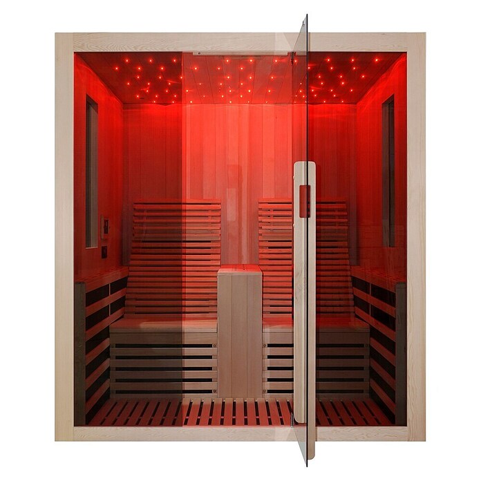 Sanotechnik Infrarotkabine Carbon 2 (L x B x H: 150 x 180 x 195 cm, 3 100 W) | BAUHAUS