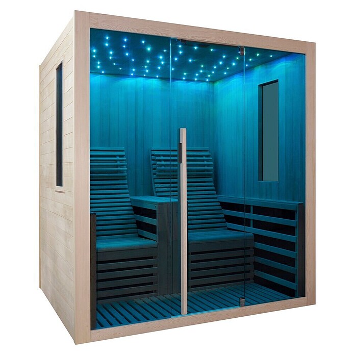 Sanotechnik Infrarotkabine Carbon 2 (L x B x H: 150 x 180 x 195 cm, 3 100 W) | BAUHAUS