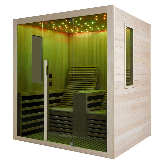 Sanotechnik Infrarotkabine Carbon 2 (L x B x H: 150 x 180 x 195 cm, 3 100 W) | BAUHAUS