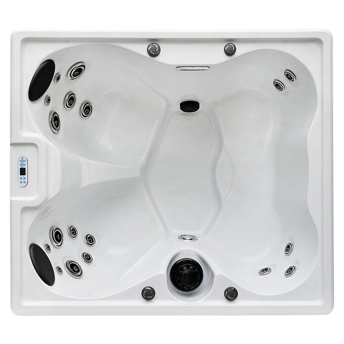 Sanotechnik Whirlpool Palermo (L x B x H: 180 x 160 x 76 cm, Max. Personenzahl: 4, Sterling Silver) | BAUHAUS
