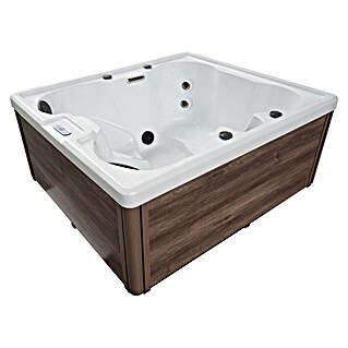 Sanotechnik Whirlpool Palermo (L x B x H: 180 x 160 x 76 cm, Max. Personenzahl: 4, Sterling Silver)
