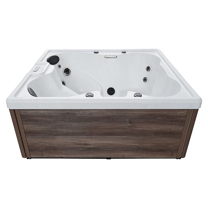 Sanotechnik Whirlpool Palermo (L x B x H: 180 x 160 x 76 cm, Max. Personenzahl: 4, Sterling Silver) | BAUHAUS