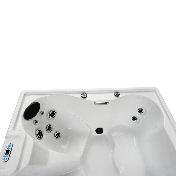 Sanotechnik Whirlpool Palermo (L x B x H: 180 x 160 x 76 cm, Max. Personenzahl: 4, Sterling Silver) | BAUHAUS