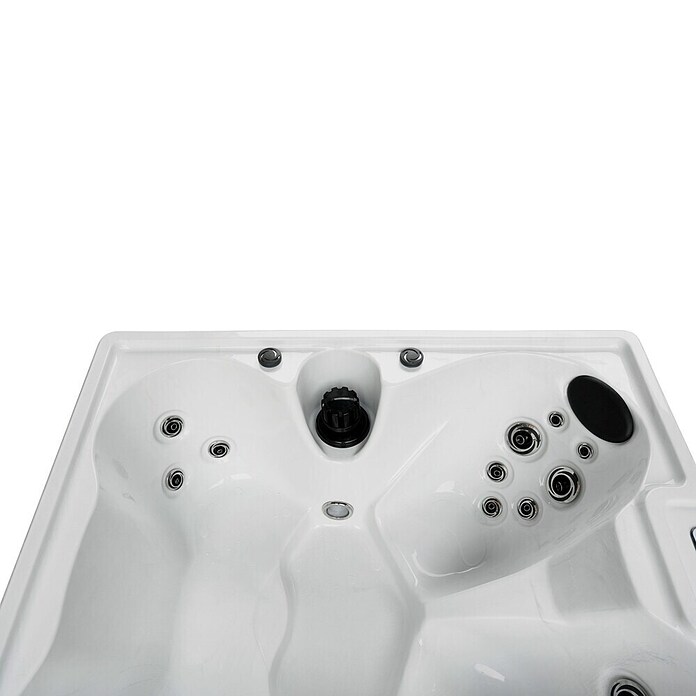 Sanotechnik Whirlpool Palermo (L x B x H: 180 x 160 x 76 cm, Max. Personenzahl: 4, Sterling Silver) | BAUHAUS