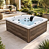 Sanotechnik Whirlpool Catania (L x B x H: 210 x 180 x 82 cm, Max. Personenzahl: 5, Sterling Silver) | BAUHAUS