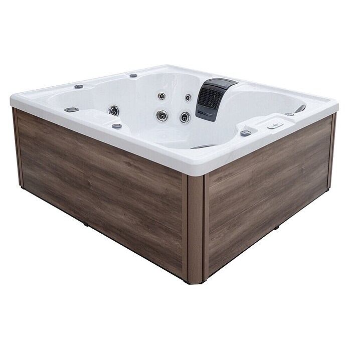 Sanotechnik Whirlpool Catania (L x B x H: 210 x 180 x 82 cm, Max. Personenzahl: 5, Sterling Silver) | BAUHAUS