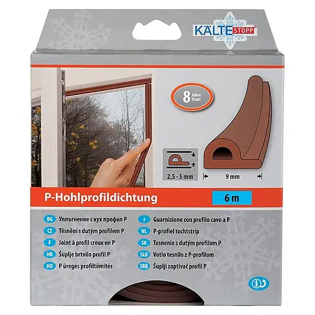 KÄLTESTOPP  P-Profildichtung