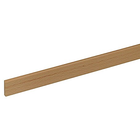 Sockelleiste (240 cm x 5 mm x 29 mm, Buche Natur, Lackiert)