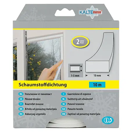 KÄLTESTOPP  Schaumstoffdichtung