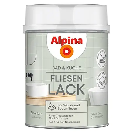 Alpina  Buntlack Fliesenlack für Bad & Küche