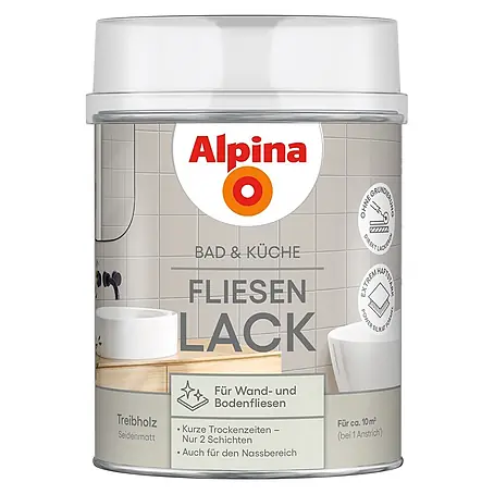 Alpina  Buntlack Fliesenlack für Bad & Küche