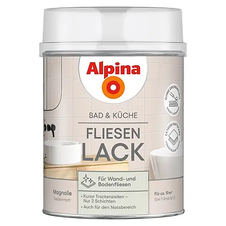 Alpina  Buntlack Fliesenlack für Bad & Küche