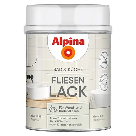 Alpina  Buntlack Fliesenlack für Bad & Küche