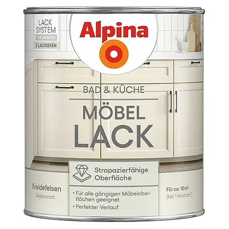 Alpina  Buntlack Möbellack für Bad & Küche