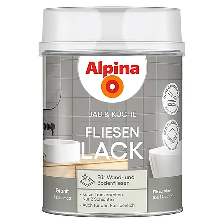 Alpina  Buntlack Fliesenlack für Bad & Küche