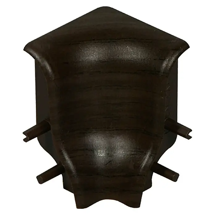 Profiles and more Innenecke SU18/FU18 - Achateiche, 2 Stk. - Eckverbinder aus dunklem Holz für Sockelleisten, um saubere Übergänge zu schaffen. Perfekt für ein stilvolles Interieur.