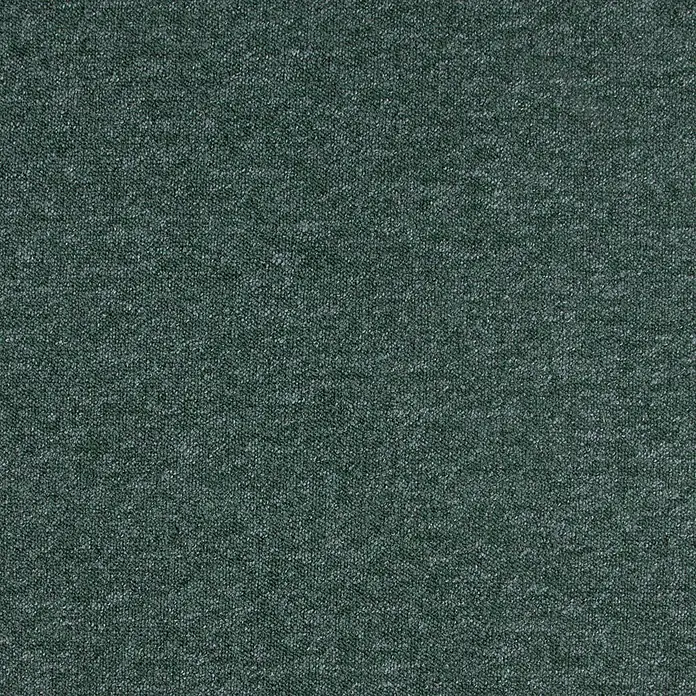 Bricoflor Teppichfliese - Breite: 50 cm, Schlinge, Polypropylen, grün - Dunkelgrüner Melange-Stoff mit dezenter gesprenkelter Textur.