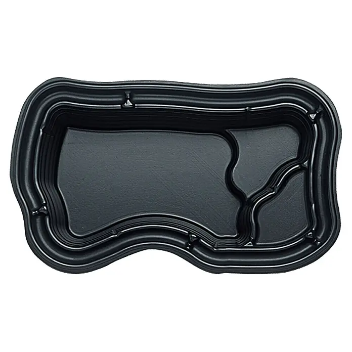 Oase Estanque prefabricado PE 1000 - An x L x Pr: 140 x 240 x 62 cm, Plástico, Capacidad volumétrica: 1.000 l - Estanque de plástico resistente. El estanque preformado es ideal para estanques de jardín y elementos acuáticos exteriores.