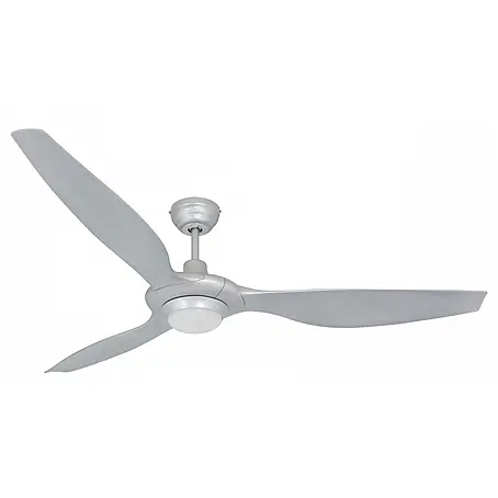 Vam  Deckenventilator Outdoor Deckenventilator SLIM mit LED silber 157 cm