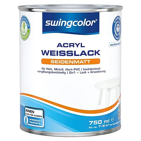 swingcolor  Weißlack Acryl
