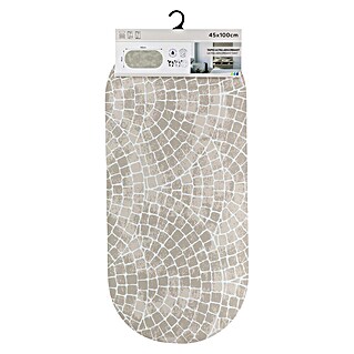 WC preproga Mozaik (Do x Š: 100 x 45 cm, Bež)
