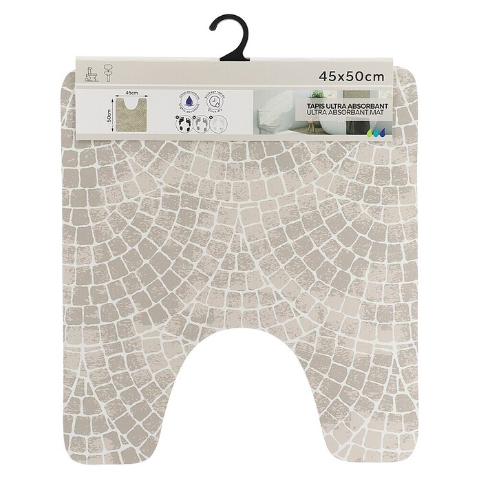 WC preproga Mozaik  (45 x 50 cm, Bež) | Kopalniške preproge | Kopalniška oprema | Kopalnica in sanitarije | Izdelki | BAUHAUS