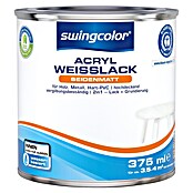 swingcolor Weißlack Acryl (Weiß, 375 ml, Seidenmatt)