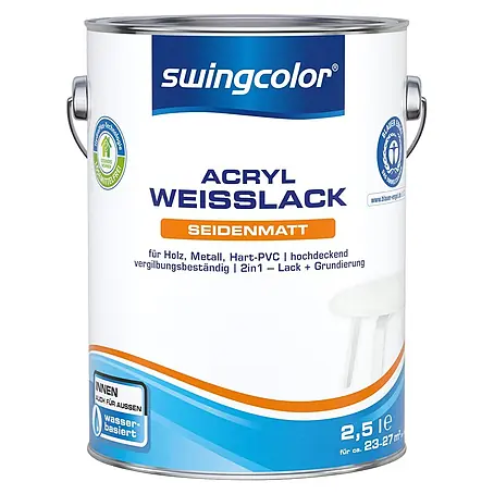 swingcolor  Weißlack Acryl