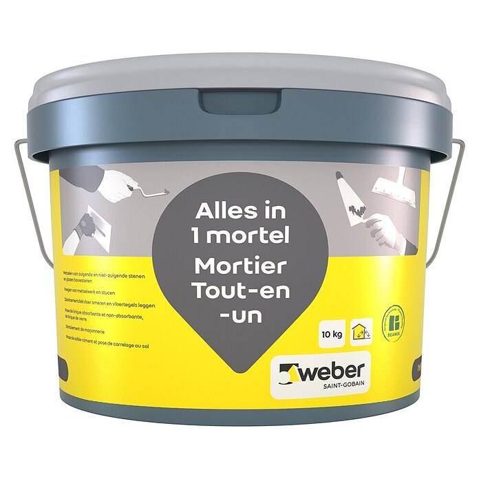 SG Weber Beamix Droge kant-en-klaar mortel (10 kg) | BAUHAUS
