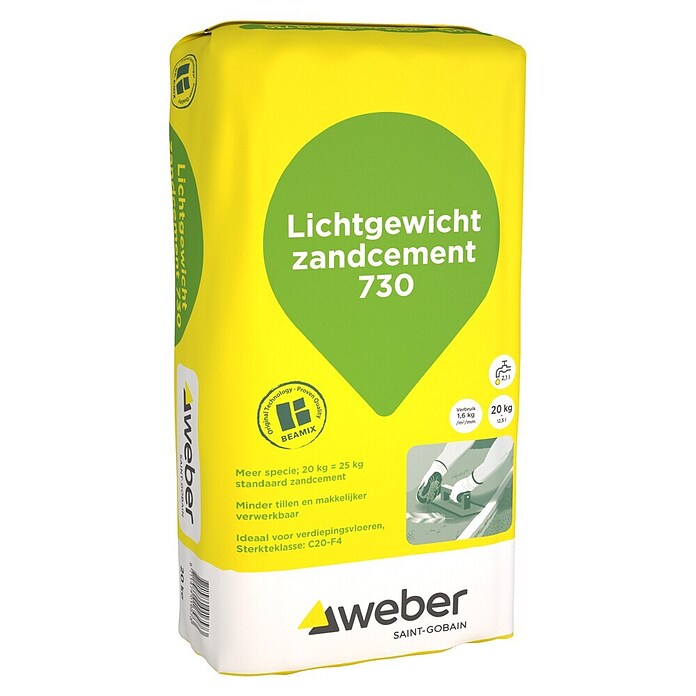 SG Weber Beamix Zandcementmortel (20 kg) | BAUHAUS