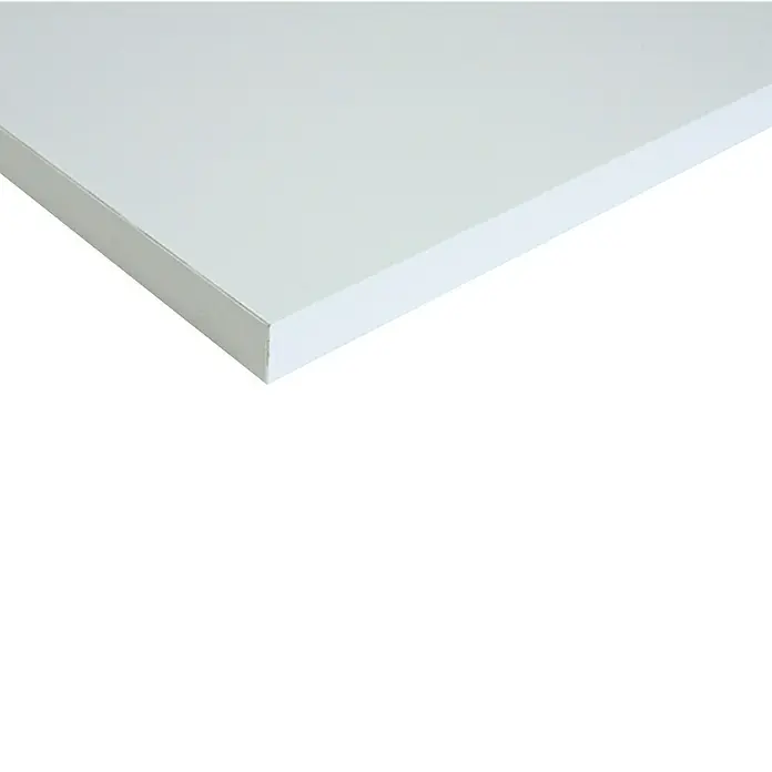 Regalboden - Weiß, 80 x 20 x 1,6 cm - Weiße, rechteckige Schaumstoffplatte, ideal für Bastelarbeiten, Modellbau und Beschilderungen. Leicht und einfach zu bearbeiten.