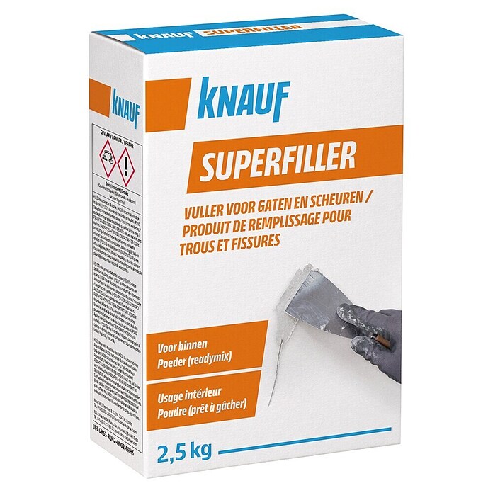 Knauf Vul- en egalisatiegips Superfiller 2,5 kg (2,5 kg) | BAUHAUS
