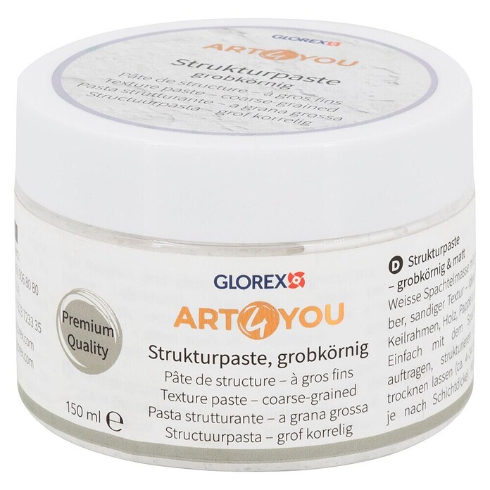 Glorex Strukturpaste (150 ml, Weiß, grobkörnig) | BAUHAUS