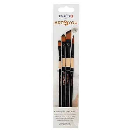 Glorex  Künstlerpinsel-Set Synthetic