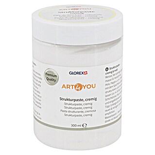 Glorex Strukturpaste (300 ml, Weiß, cremig)