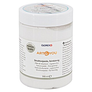Glorex Strukturpaste (300 ml, Weiß, feinkörnig)