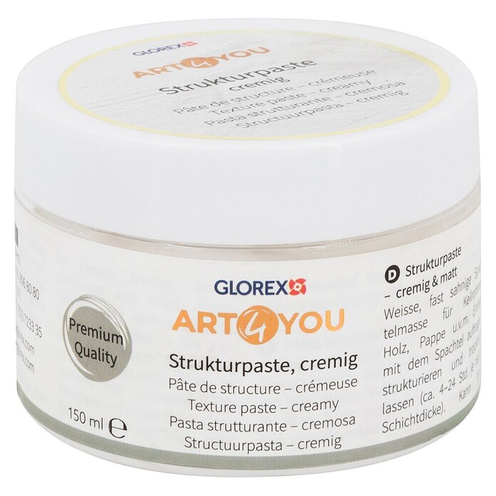 Glorex Strukturpaste (150 ml, Weiß, cremig) | BAUHAUS