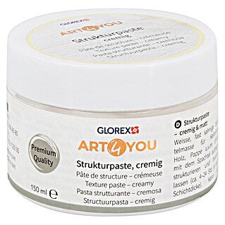Glorex Strukturpaste (150 ml, Weiß, cremig)