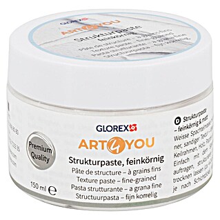 Glorex Strukturpaste (150 ml, Weiß, feinkörnig)
