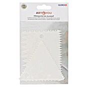 Glorex Effektspachtel Set (19,5 x 11,6 x 0,4 cm, Weiß) | BAUHAUS