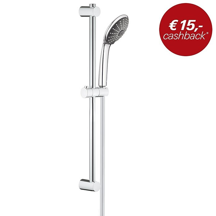 Grohe Vitalio Joy Doucheset 110 Massage (Gatafstand: 47 cm - 62 cm, Chroom) | BAUHAUS